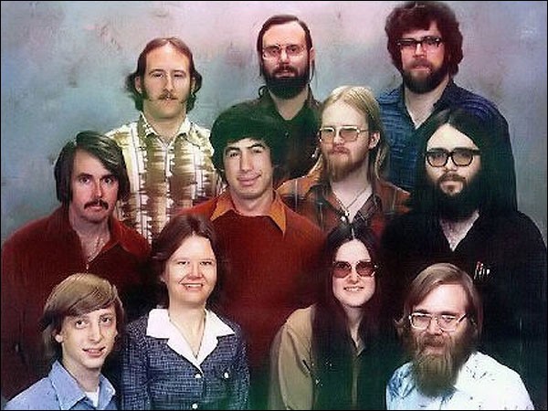 Команда Microsoft в 1978 году