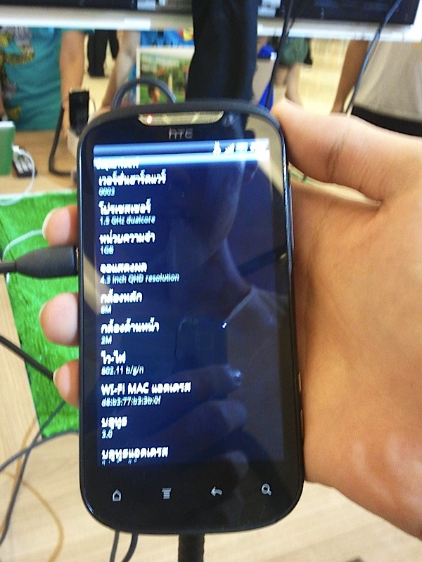 На фото запечатлён новый Android-флагман HTC Ruby