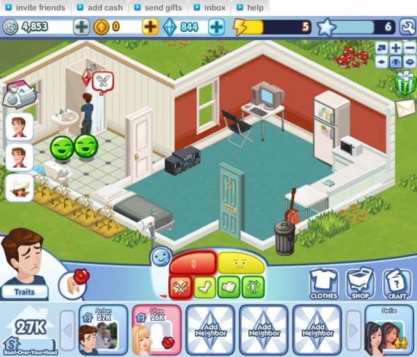 The Sims Social, Facebook, games, 