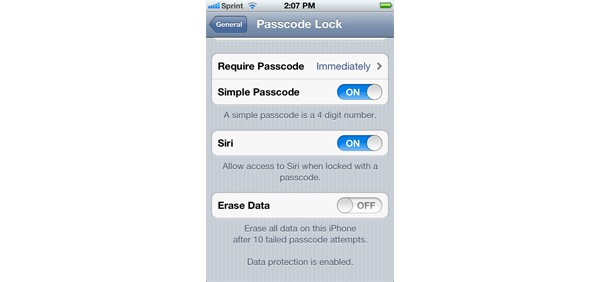 Apple, iPhone 4S, Siri, security, безопасность