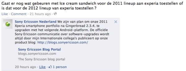 Sony Ericsson, Xperia, Android, Gingerbread, Ice Cream Sandwich