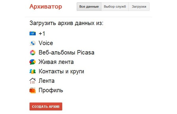 Google Voice, Google Takeout
