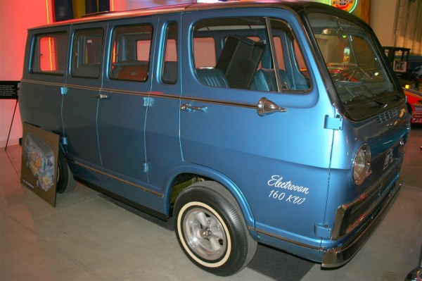 General Motors, GM, EV, ElectroVan, Chevrolet, Electrovair, Volt, Opel, Zafira, Corvair Monza, HandiVan