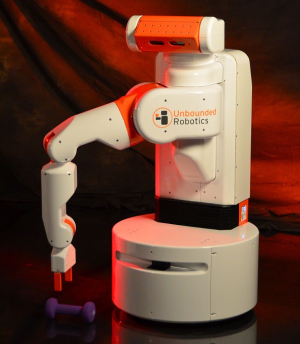 Unbounded Robotics, UBR-1, ROS, PrimeSense, 