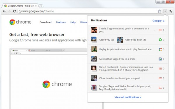 Google, Google+, Chrome, YouTube