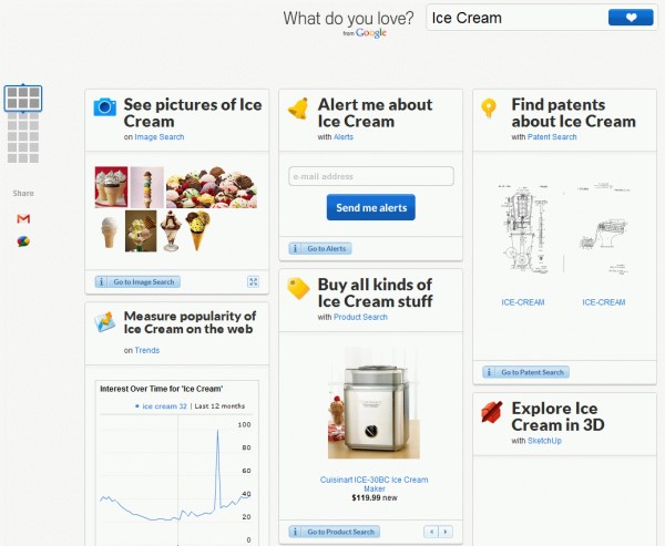 Google запустила WDYL.com — единый интерфейс для поиска контента разных типов
