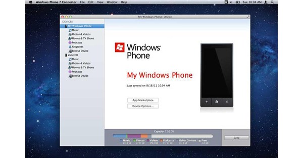 Microsoft044; Mac044; Windows Phone 7 Connector