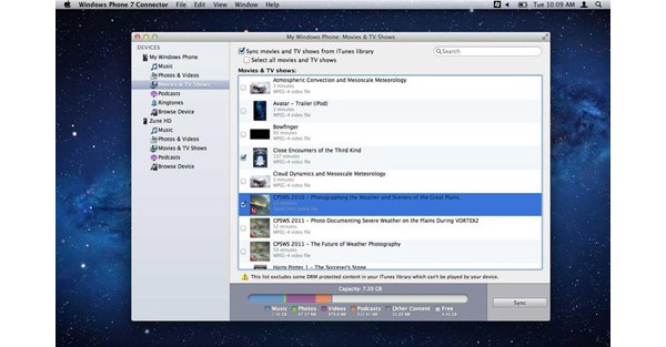 Microsoft044; Mac044; Windows Phone 7 Connector
