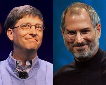 Bill Gates and Steve Jobs