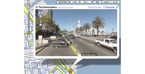 Transcenic, Google, Microsoft, AOL, Street View, навигация, карты