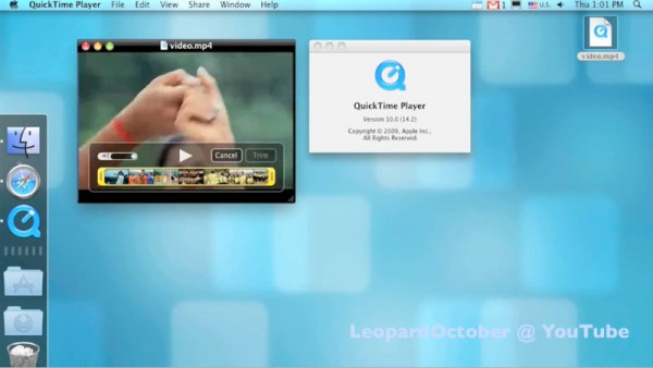 Apple, Mac OS X Snow Leopard, YouTube, операционная система