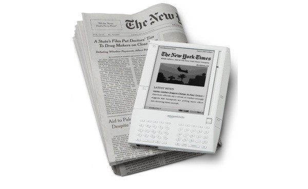 New York Times, Kindle, Amazon, e-ink, газеты, книги, электронная бумага
