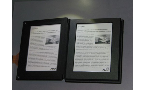 AU Optronics, Display Taiwan, электронная бумага, электронная книга