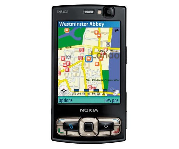 Nokia, N95 8GB, smartphone, Nokia Maps, GPS, GPS-navigation, , 