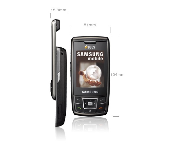 Мобильный телефон с поддержкой двух SIM-карт Samsung SHG-D880 DuoS