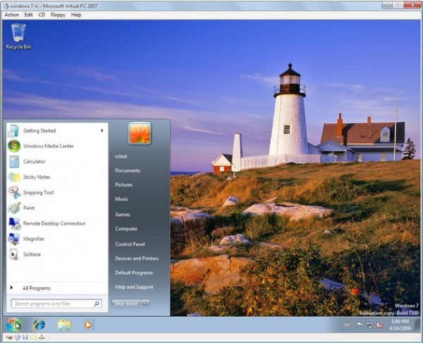 Windows 7, Ultimate x86, RC,  