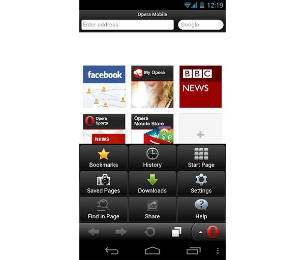  Opera Mobile 12  Android  Symbian