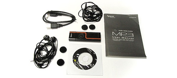 Обзор MP3 плеера Apacer Audio Steno AU524