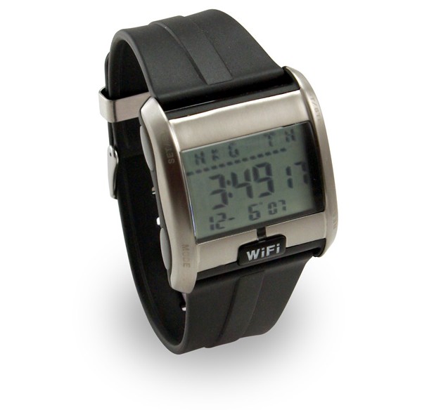 Часы с детектором сети Wi-Fi // Wi-Fi Detecting Watch