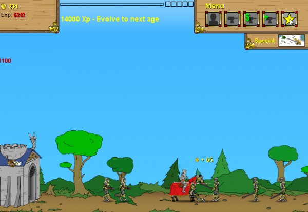 Скриншот игры Age of War