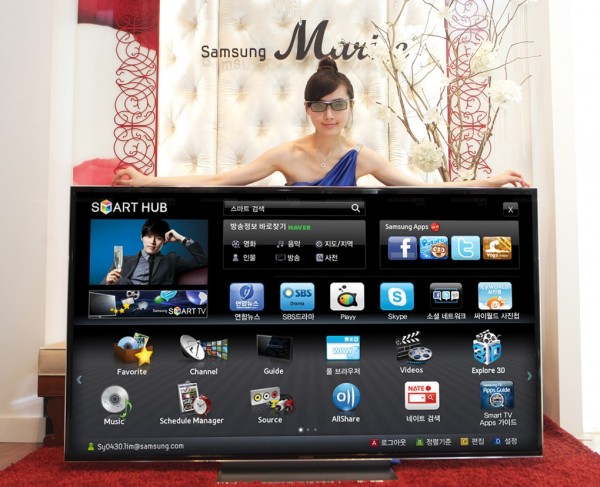 Samsung, Smart TV, D9500, 3D, телевизоры, стерео