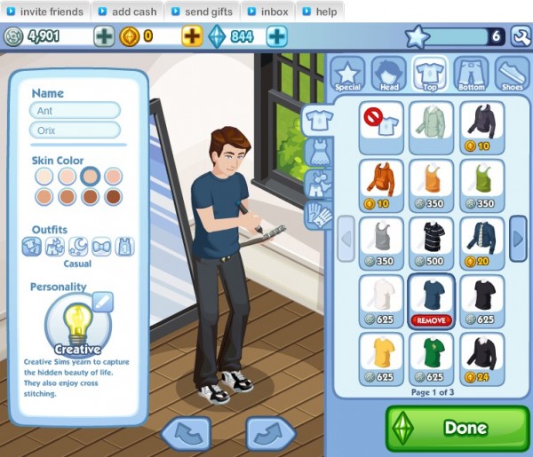 The Sims Social, Facebook, games, 