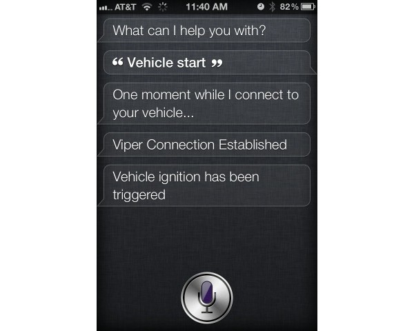 iPhone 4S, Siri, cars