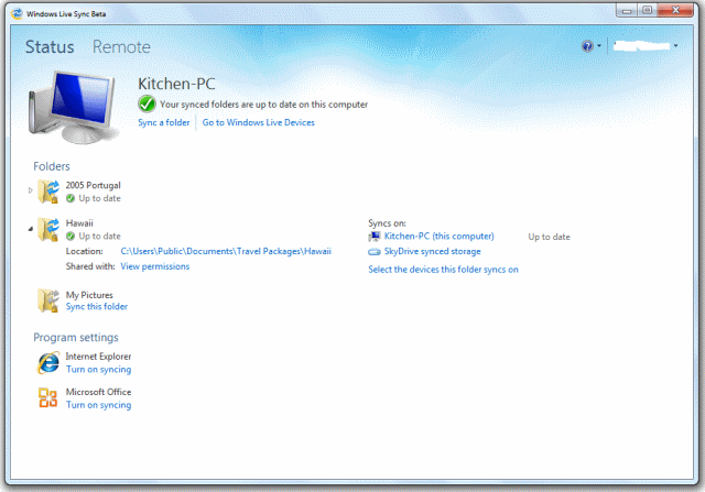 Windows live i